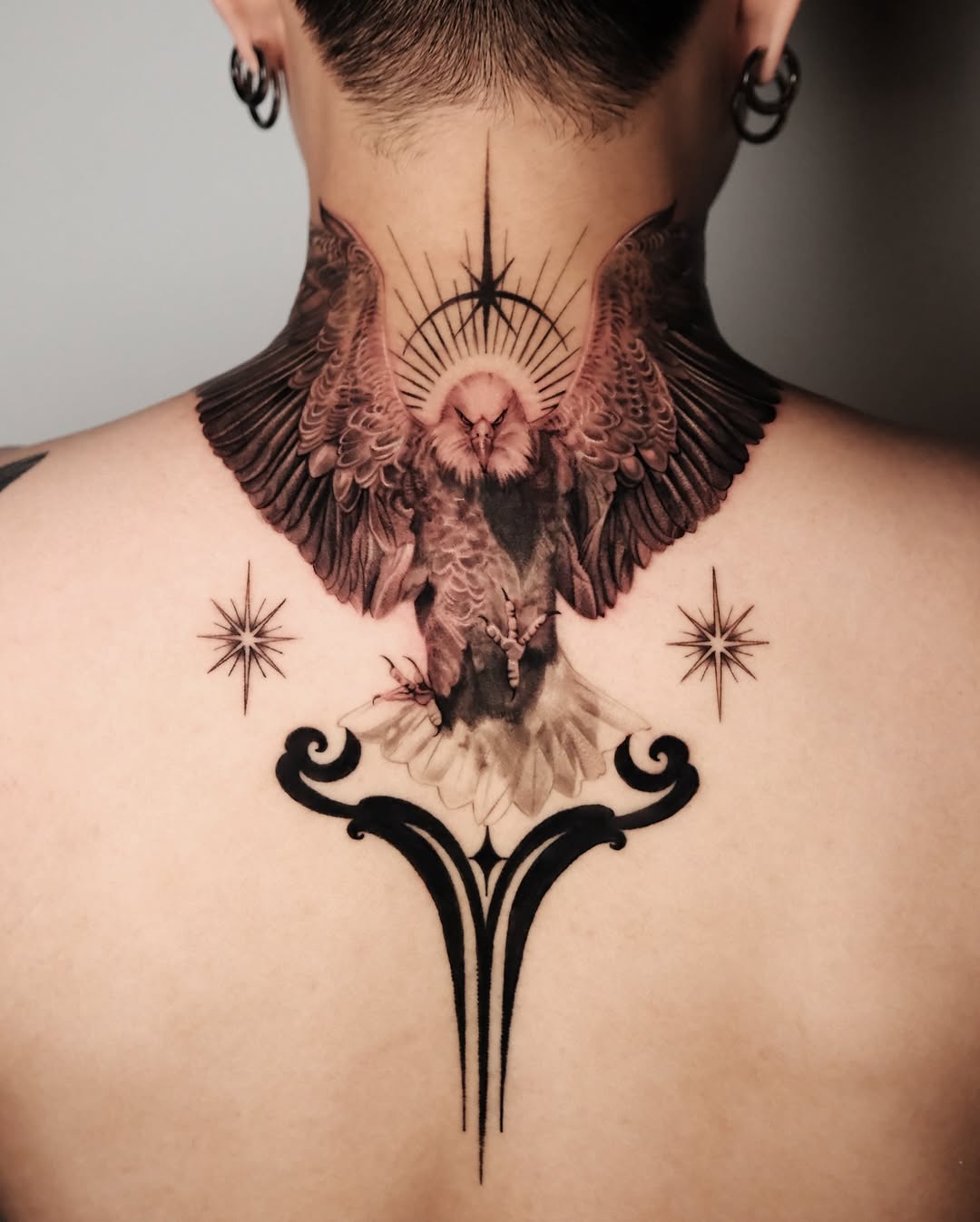 Tattoo by @a_youngg_____ β realism, black_and_grey