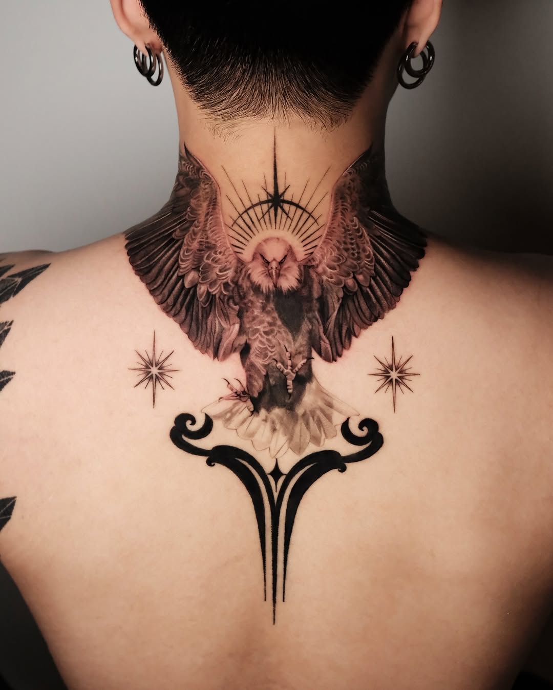 Tattoo by @a_youngg_____ β realism, black_and_grey