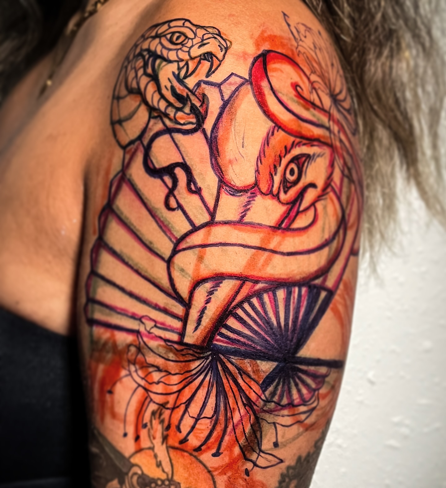 Tattoo by @redtaina.ink β new_school, watercolor