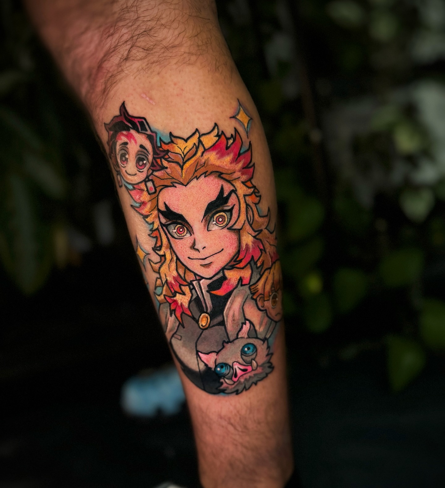 Tattoo by @silverie_inks β anime, dotwork