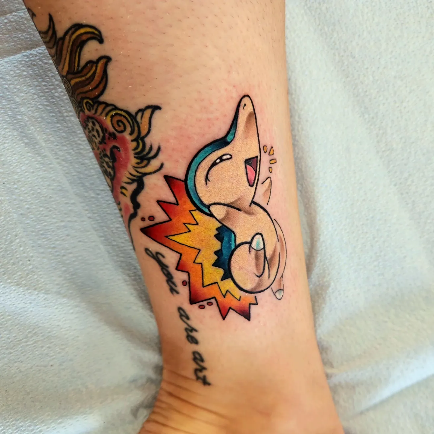 Tattoo by @artbyalizard — new_school