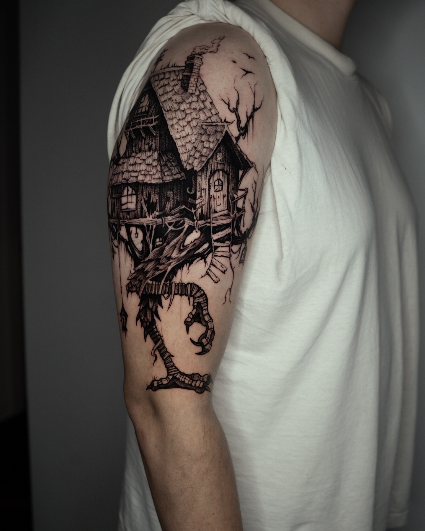 Tattoo by @bru.blackink — black_and_grey, realism