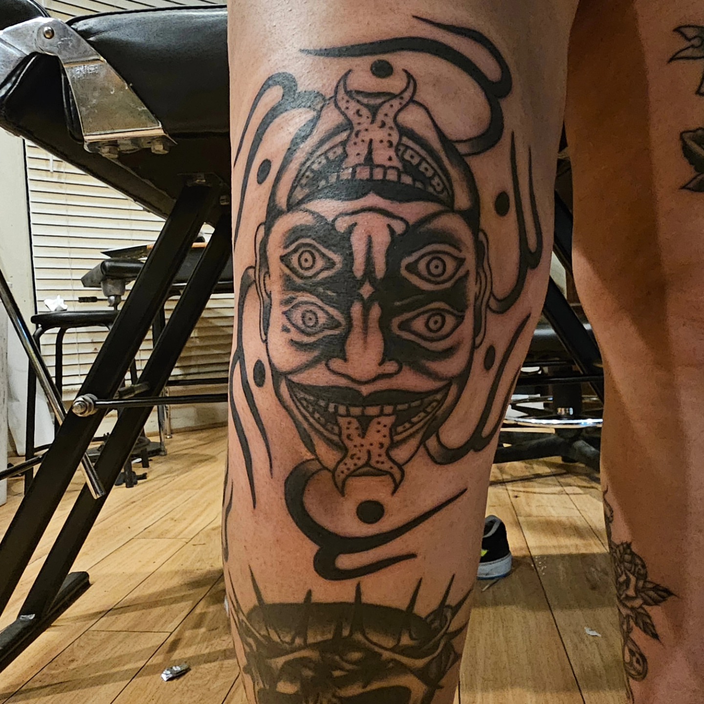 Tattoo by @taylorgperry — black_and_grey