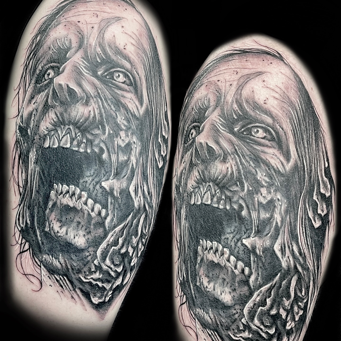 Zombie realism tattoo on the forearm by โ๏ธ ๐๐ป๐ธ๐ธ๐ด๐ฎ๐ต๐ต๐ฎ ๐๐ธ๐ถ๐ซ๐ผ๐ฑ๐ฎ๐ต๐ต๐ฎ โ๏ธ