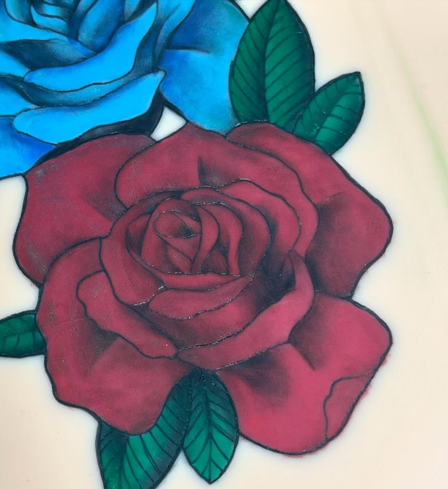 Rose realism tattoo by destiny🌞