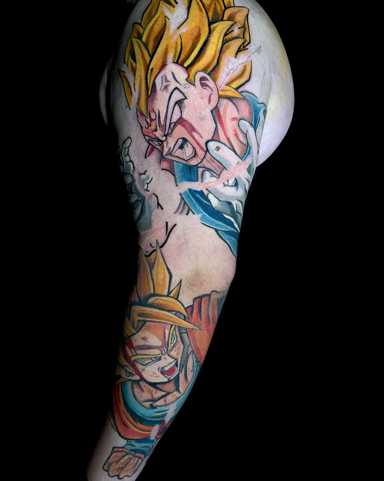 Tattoo by @cdragontattoo — anime