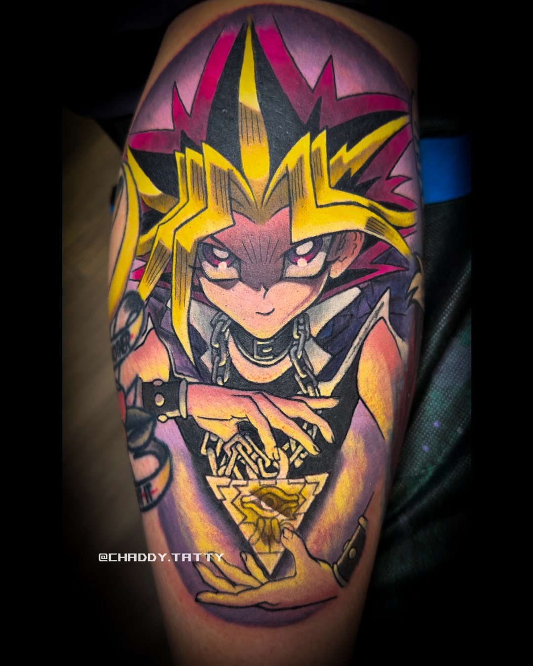 Tattoo by @chaddy.tatty — anime