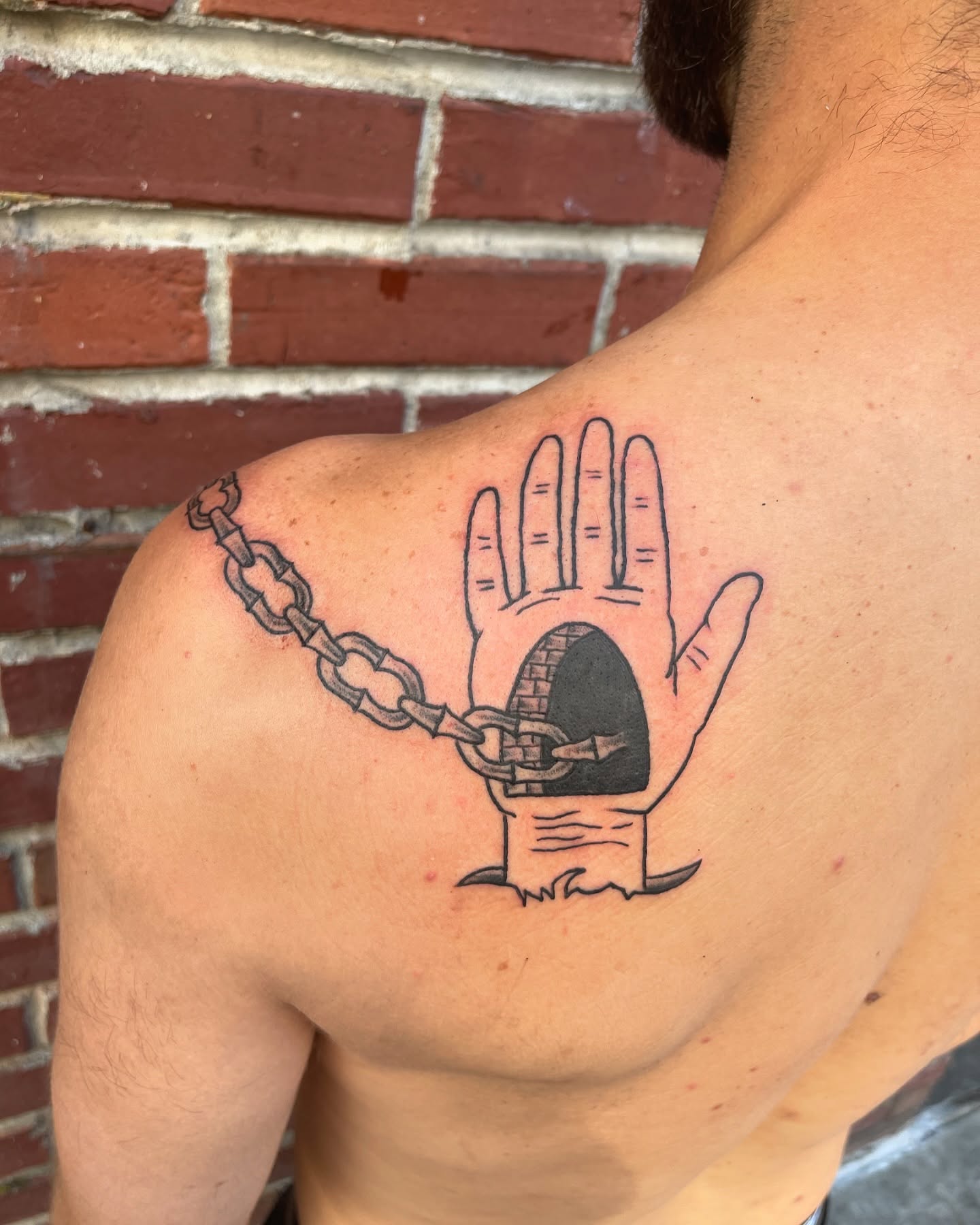 Tattoo by @corylarge — black_and_grey