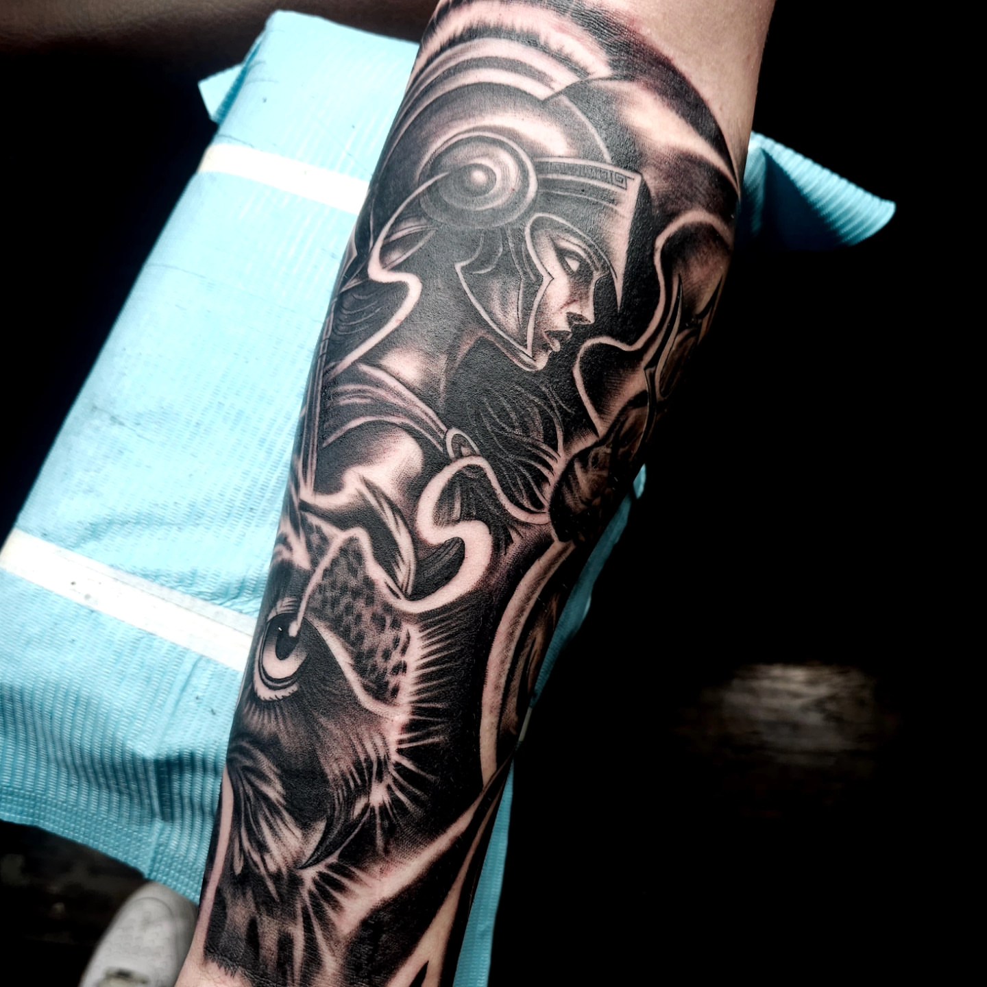 Tattoo by @tattoosbygonzo530 — black_and_grey, realism