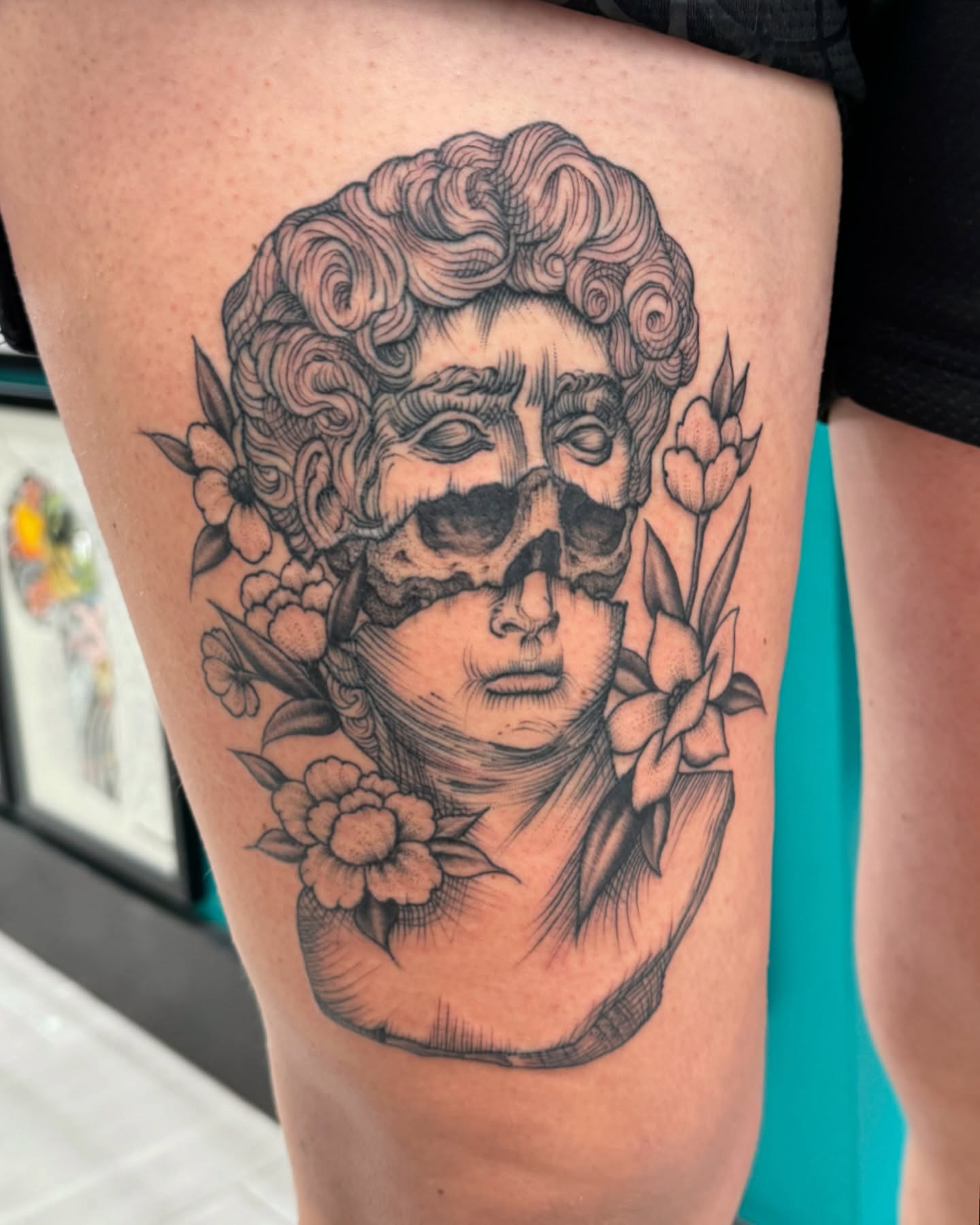 Tattoo by @blackworkboston — black_and_grey, realism