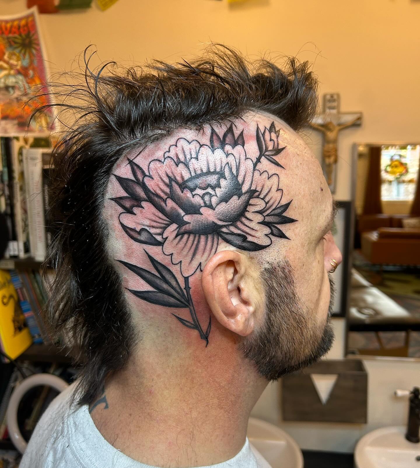 Tattoo by @samperrytattoos โ black_and_grey