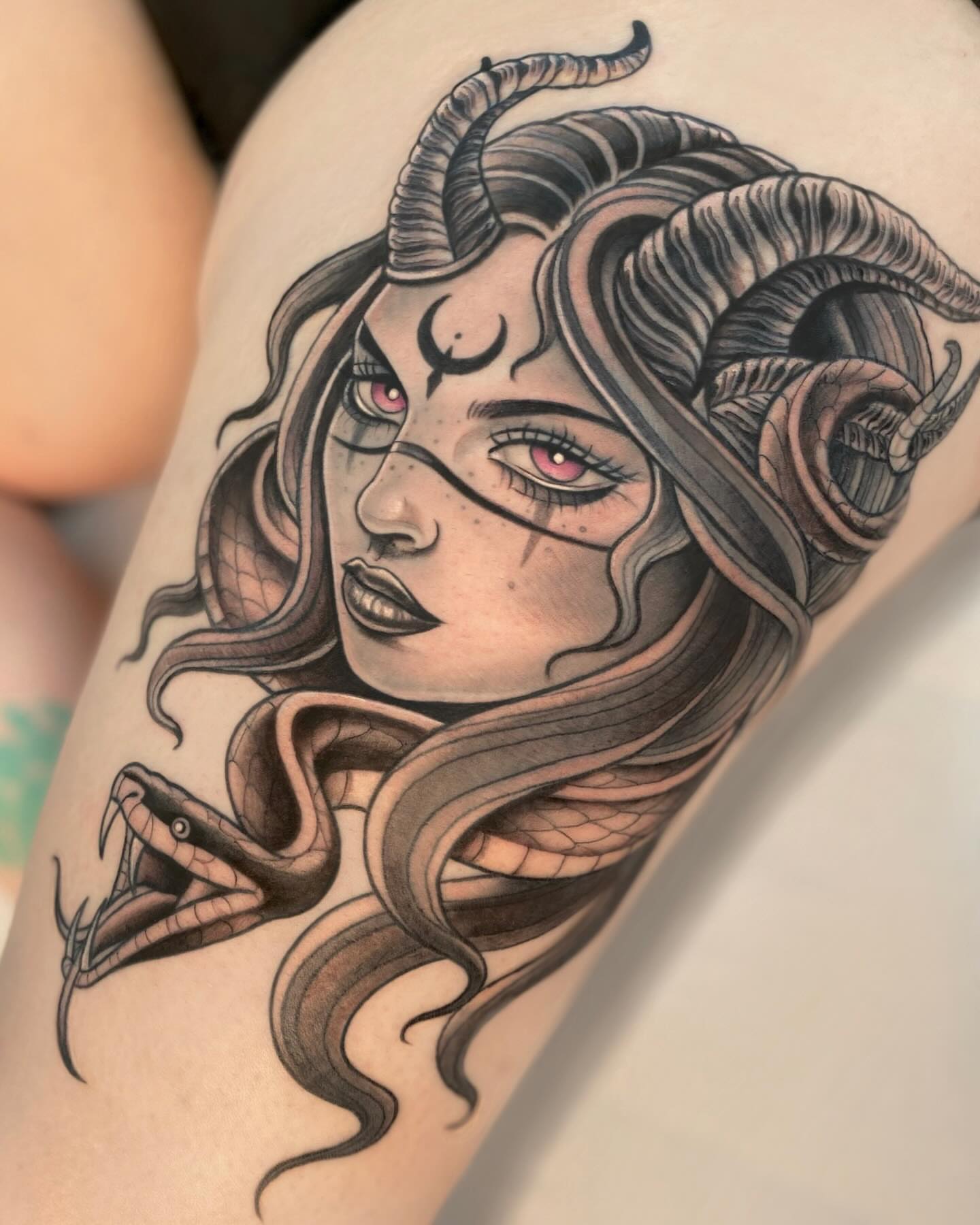 Tattoo by @athenafunk — realism, dark_realism