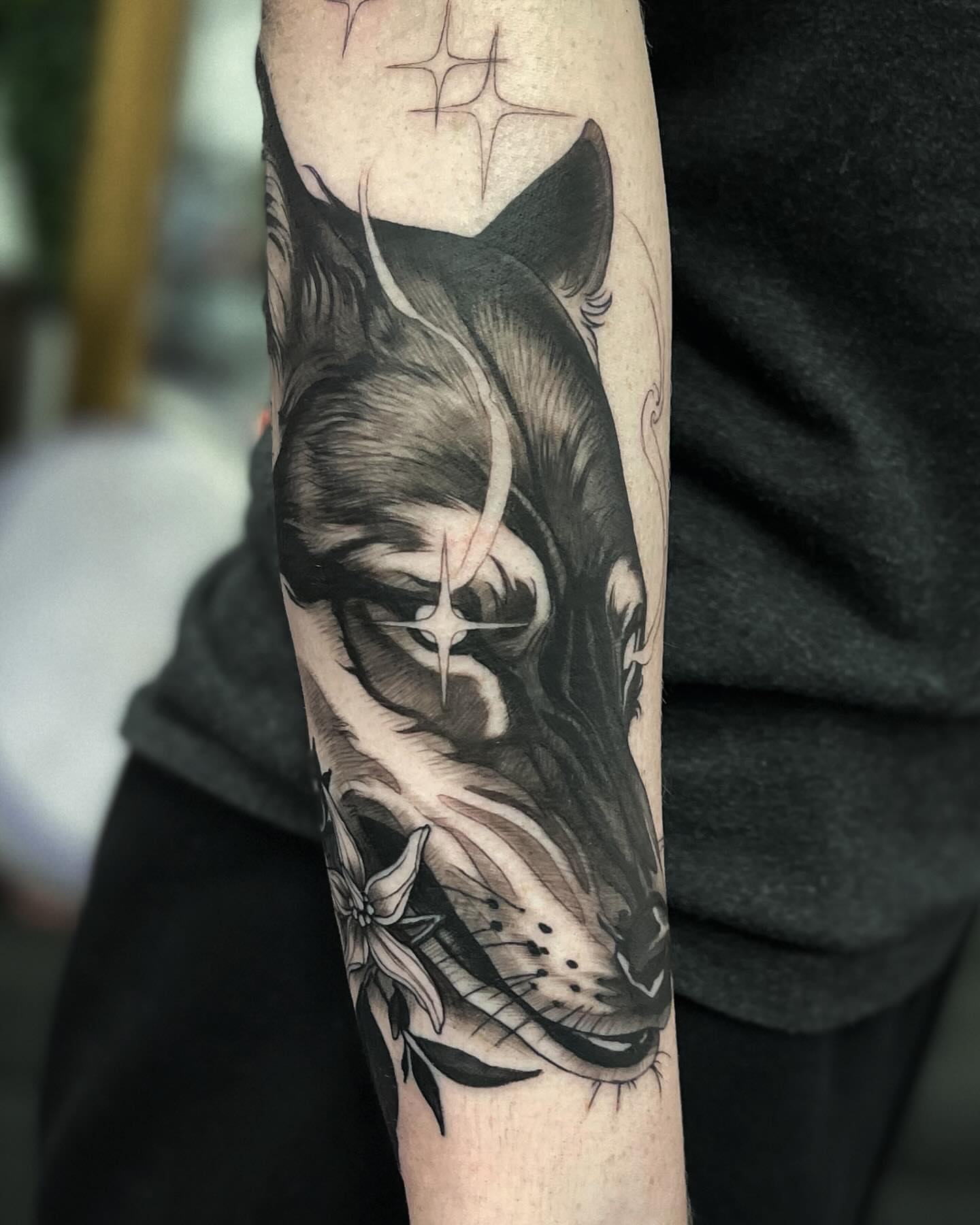 Tattoo by @rachelmillertattoos β black_and_grey, realism