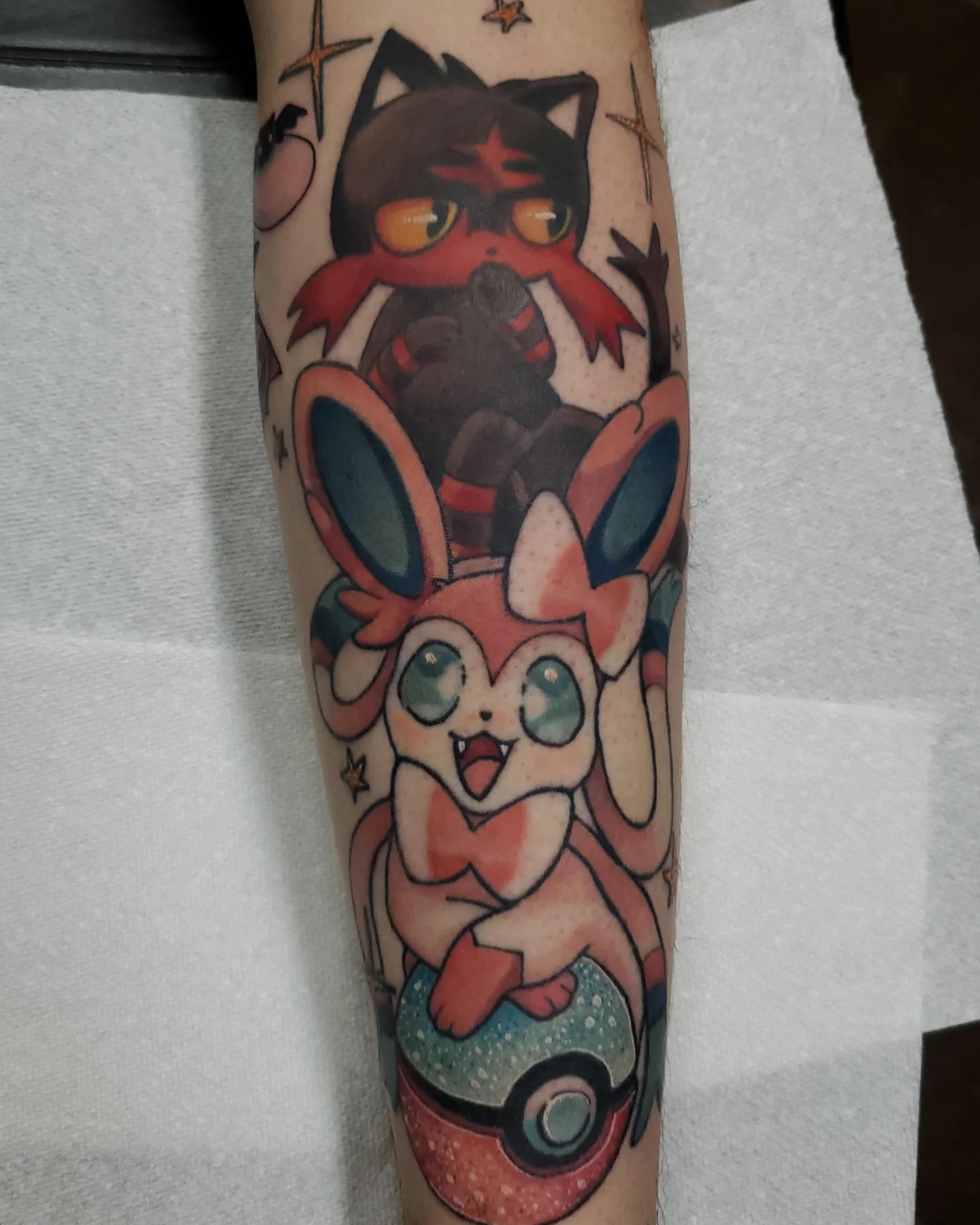 Tattoo by @batbonez โ anime