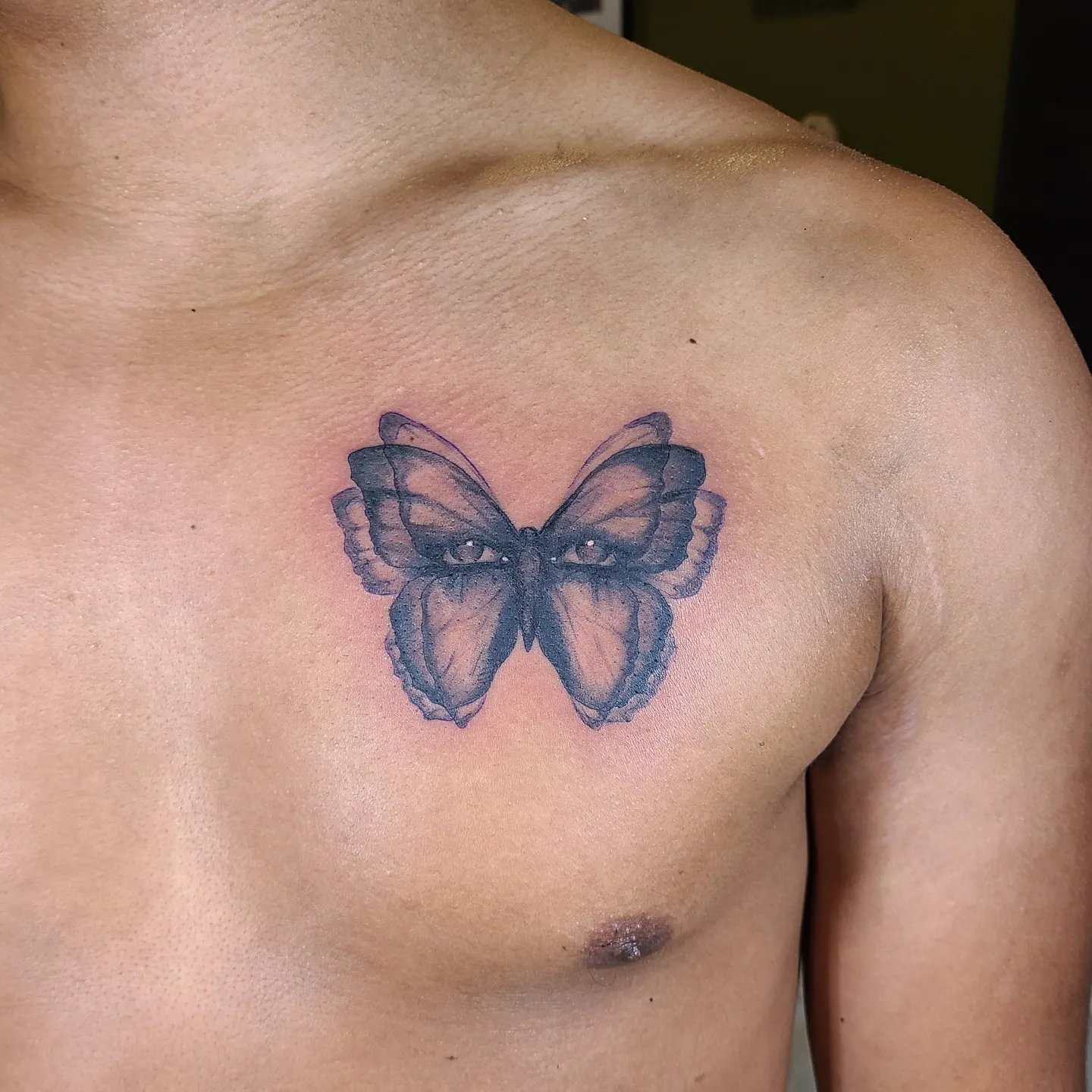 Tattoo by @shmorgue — black_and_grey