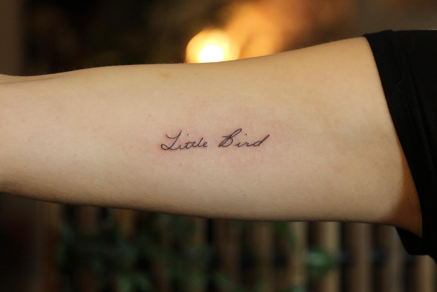 Tattoo by @rubytiiger — lettering_script
