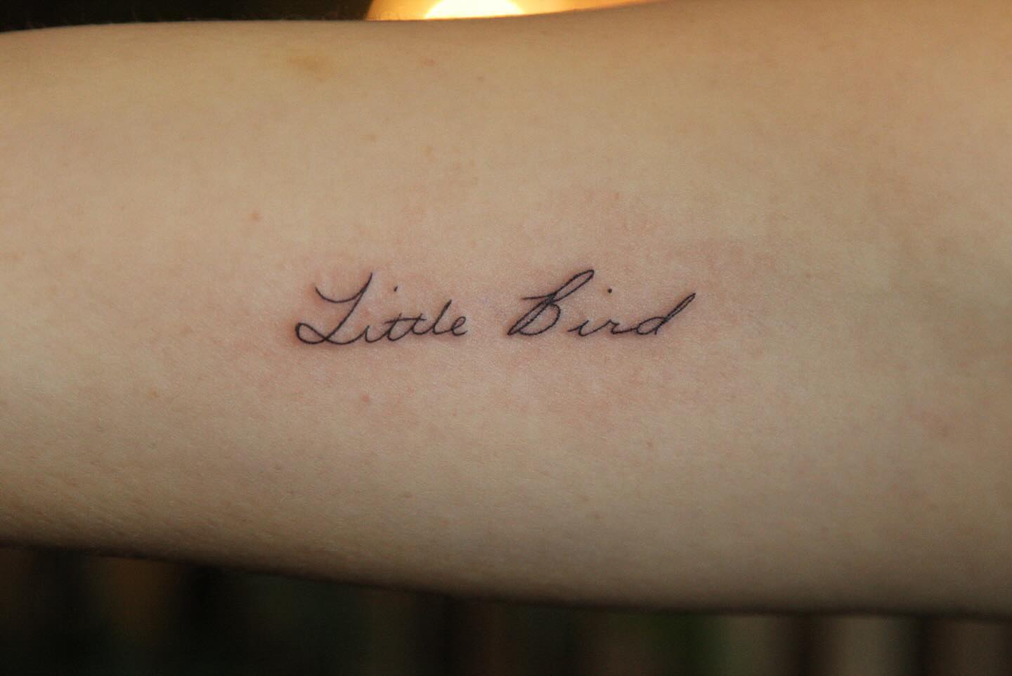Tattoo by @rubytiiger — lettering_script