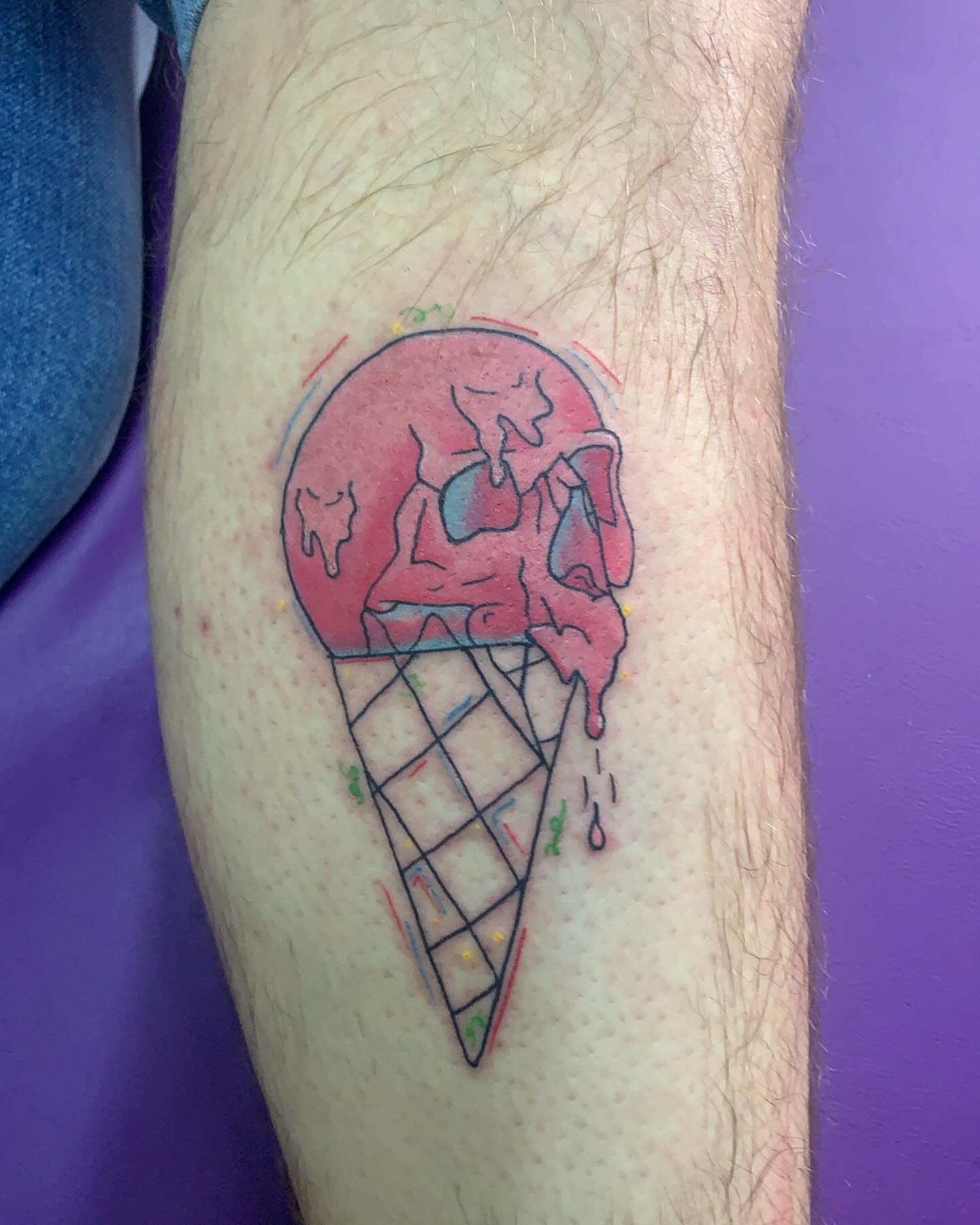 Tattoo by @speedy_tattz — geometric