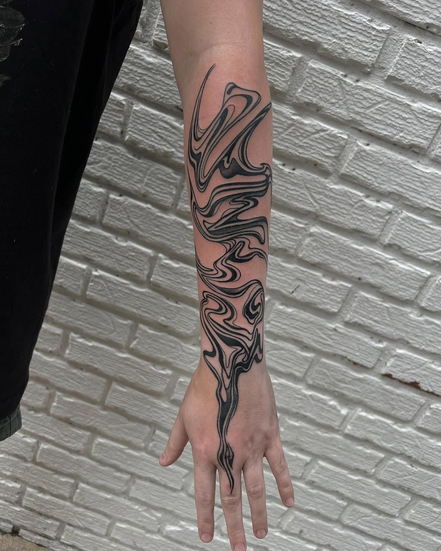Tattoo by @coreyclarktattoos — black_and_grey