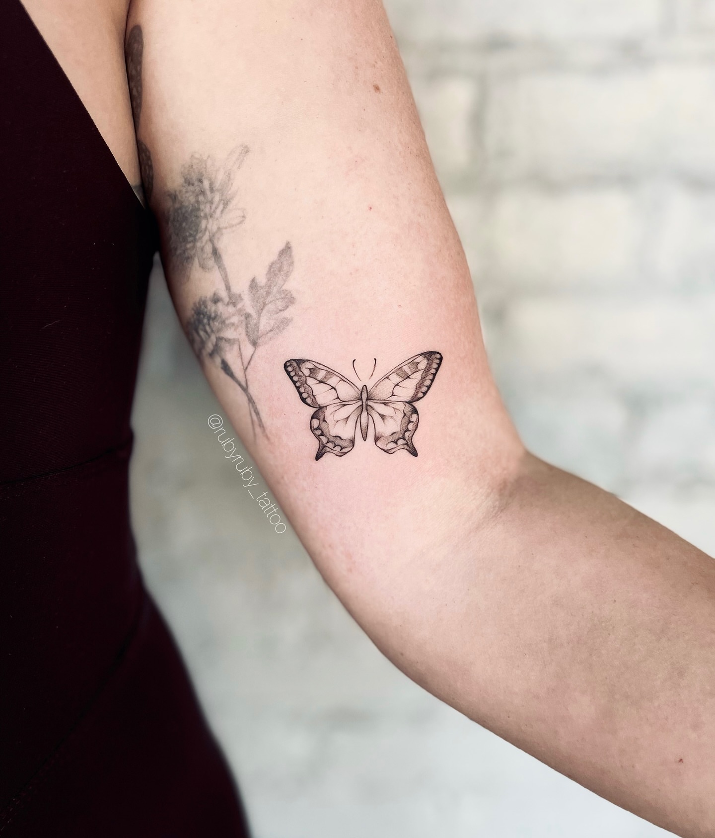 Tattoo by @rubyruby_tattoo — black_and_grey