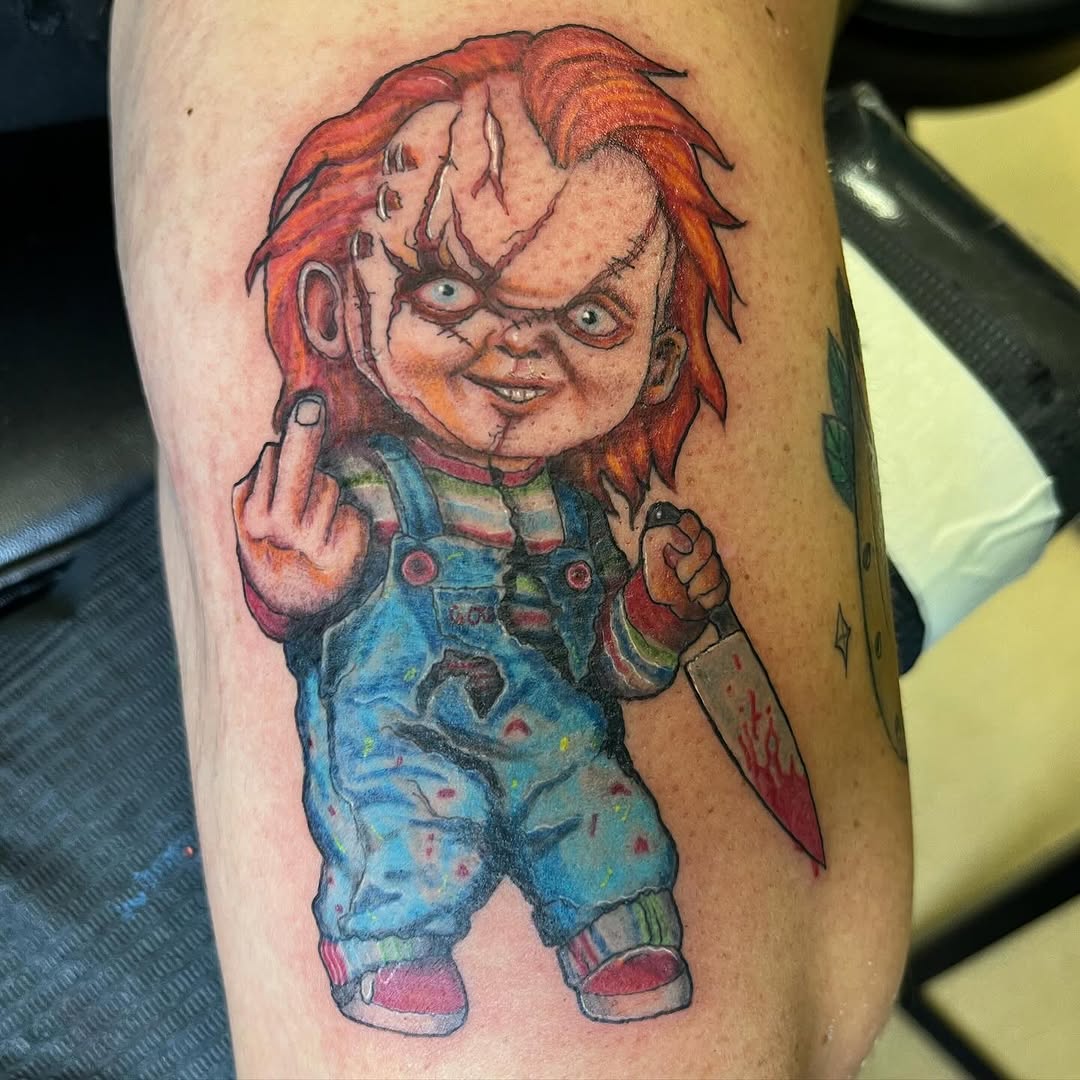 Tattoo by @illestgorilla — new_school, dark_realism