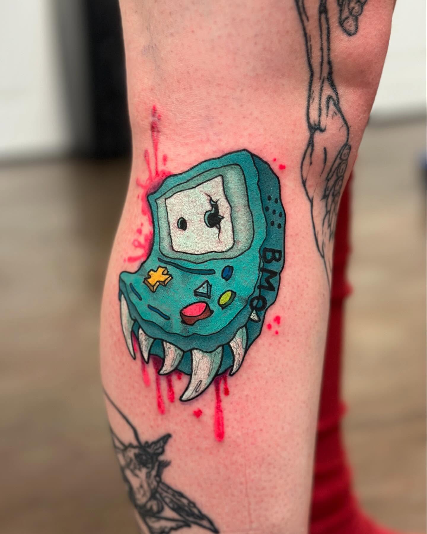 Tattoo by @izabelle_inks — dotwork