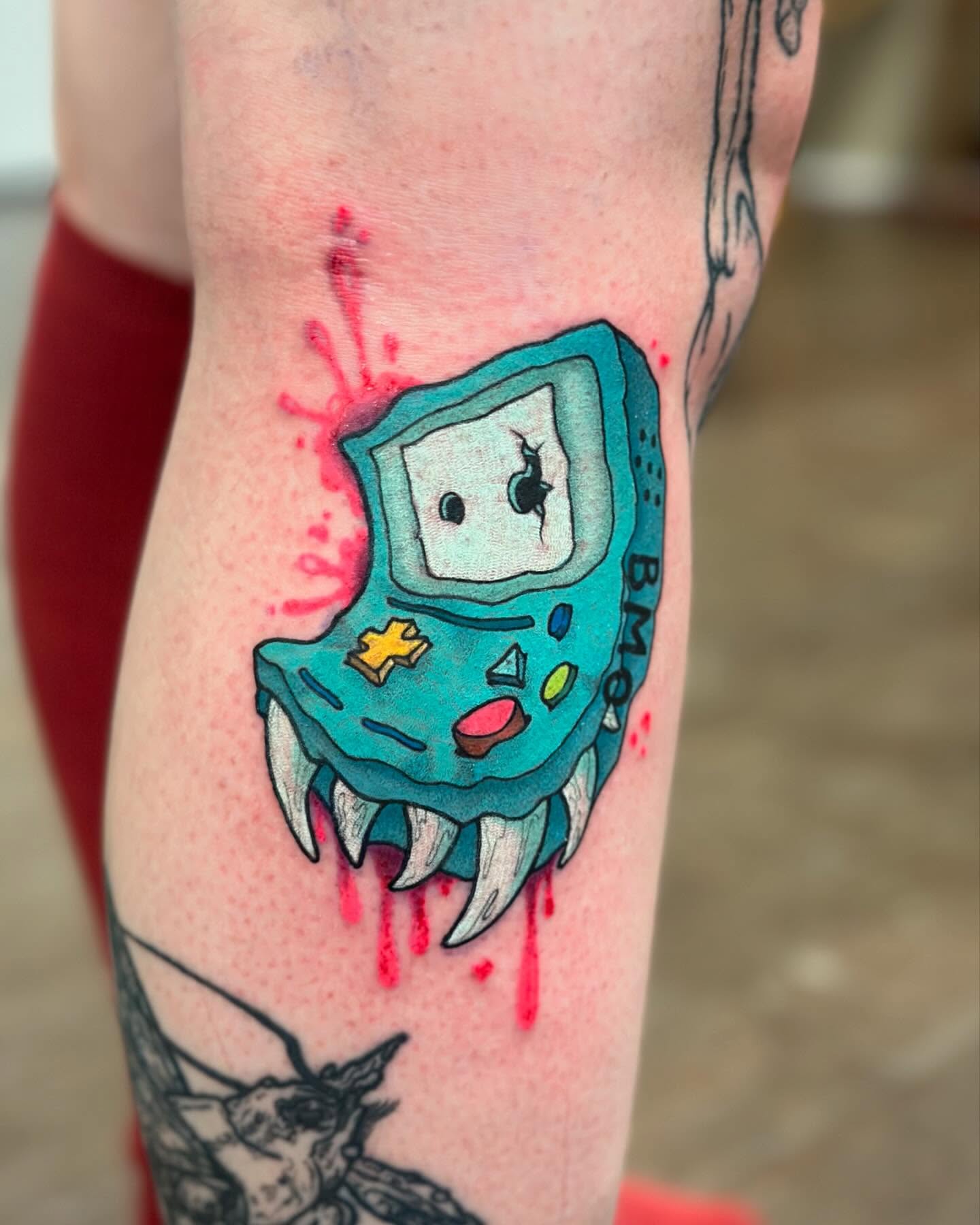 Tattoo by @izabelle_inks — dotwork