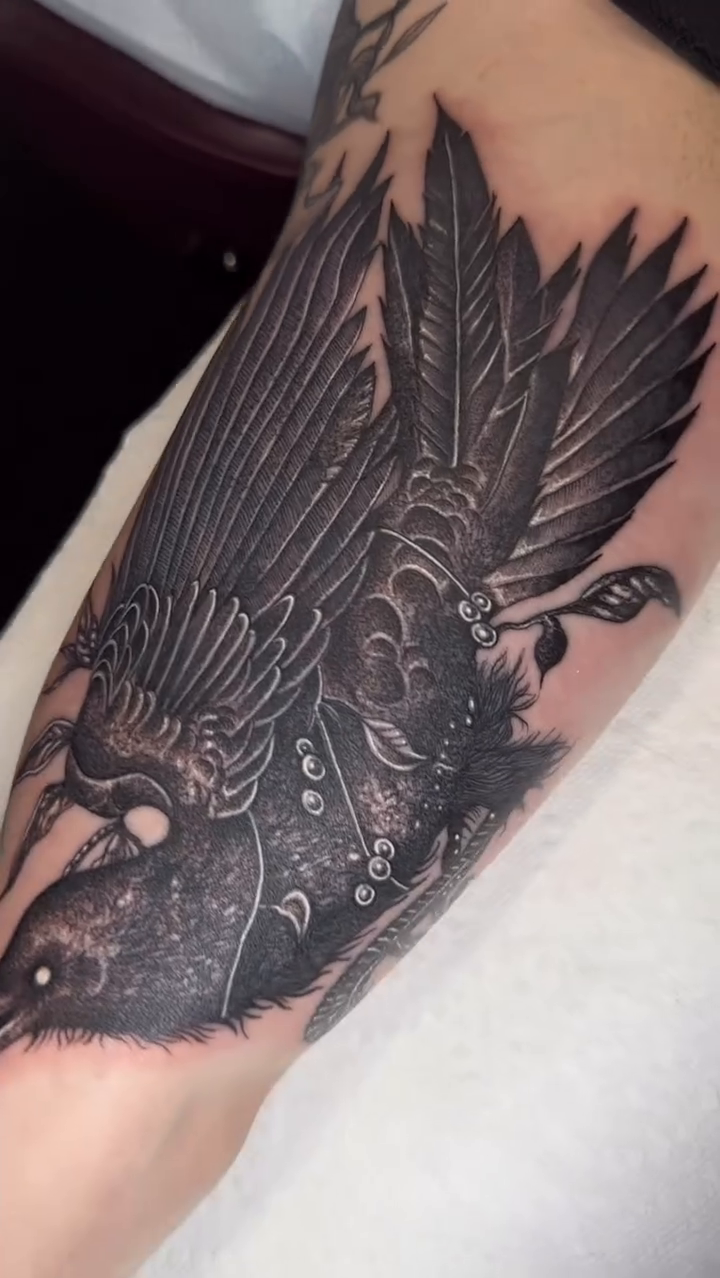 Tattoo by @dayana_tattooartist — black_and_grey, realism