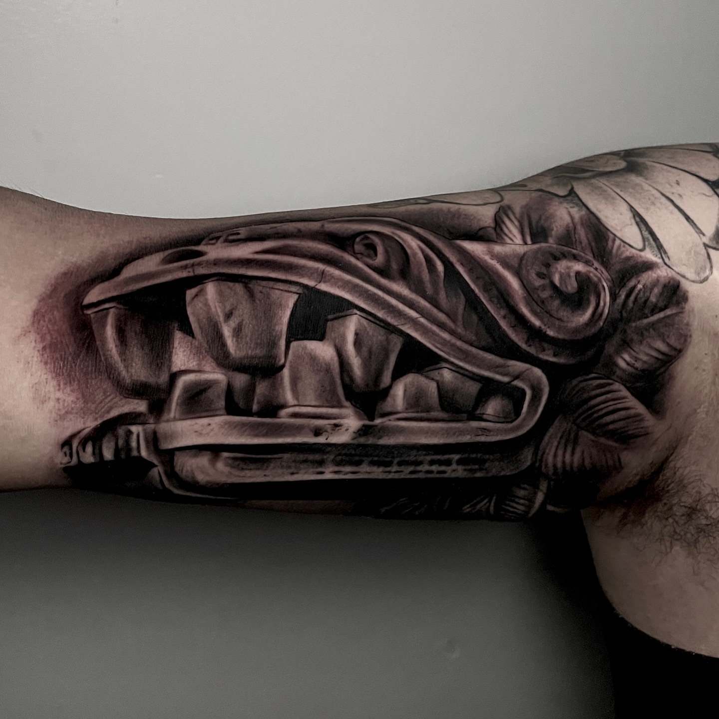 Fish realism tattoo on the forearm by Jesse Temores