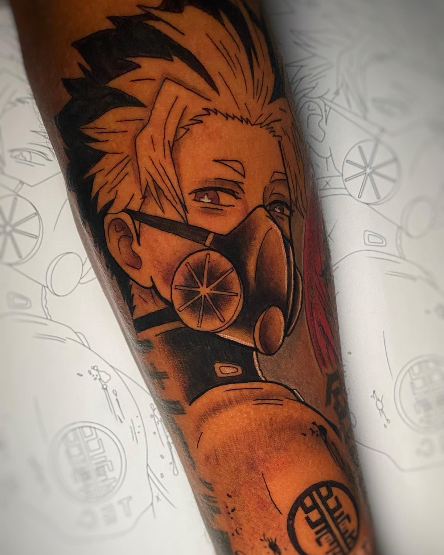Tattoo by @llijah — anime