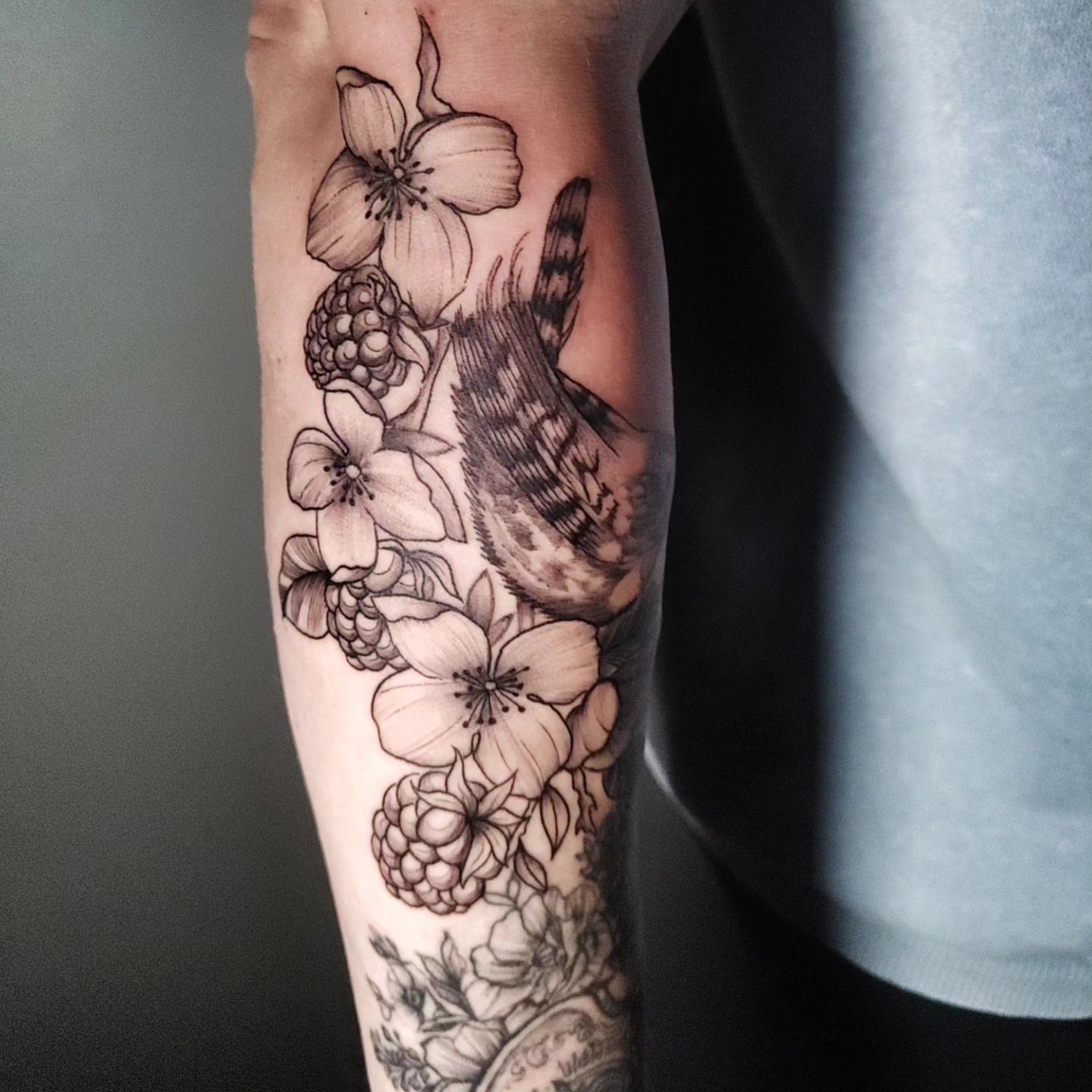 Tattoo by @242_ink — black_and_grey