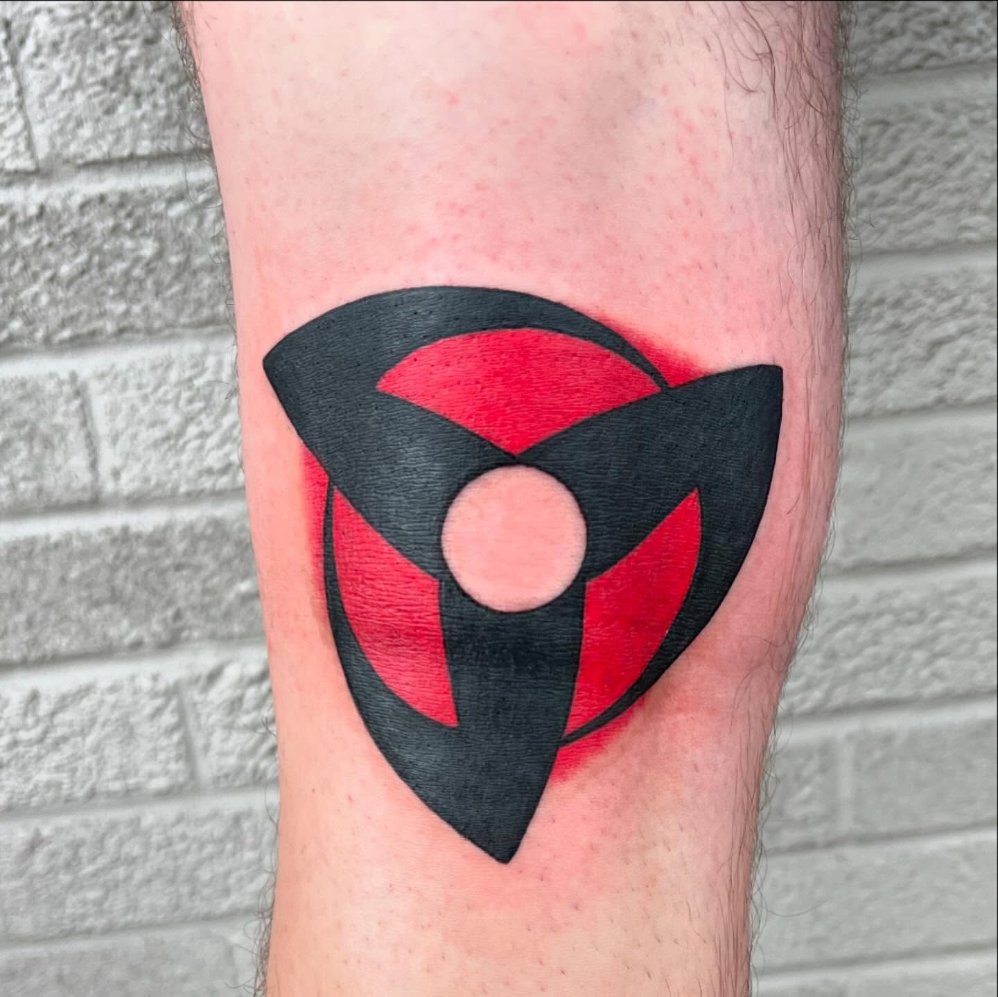 Geometric symbol geometric tattoo on the forearm by Bryon McVaney