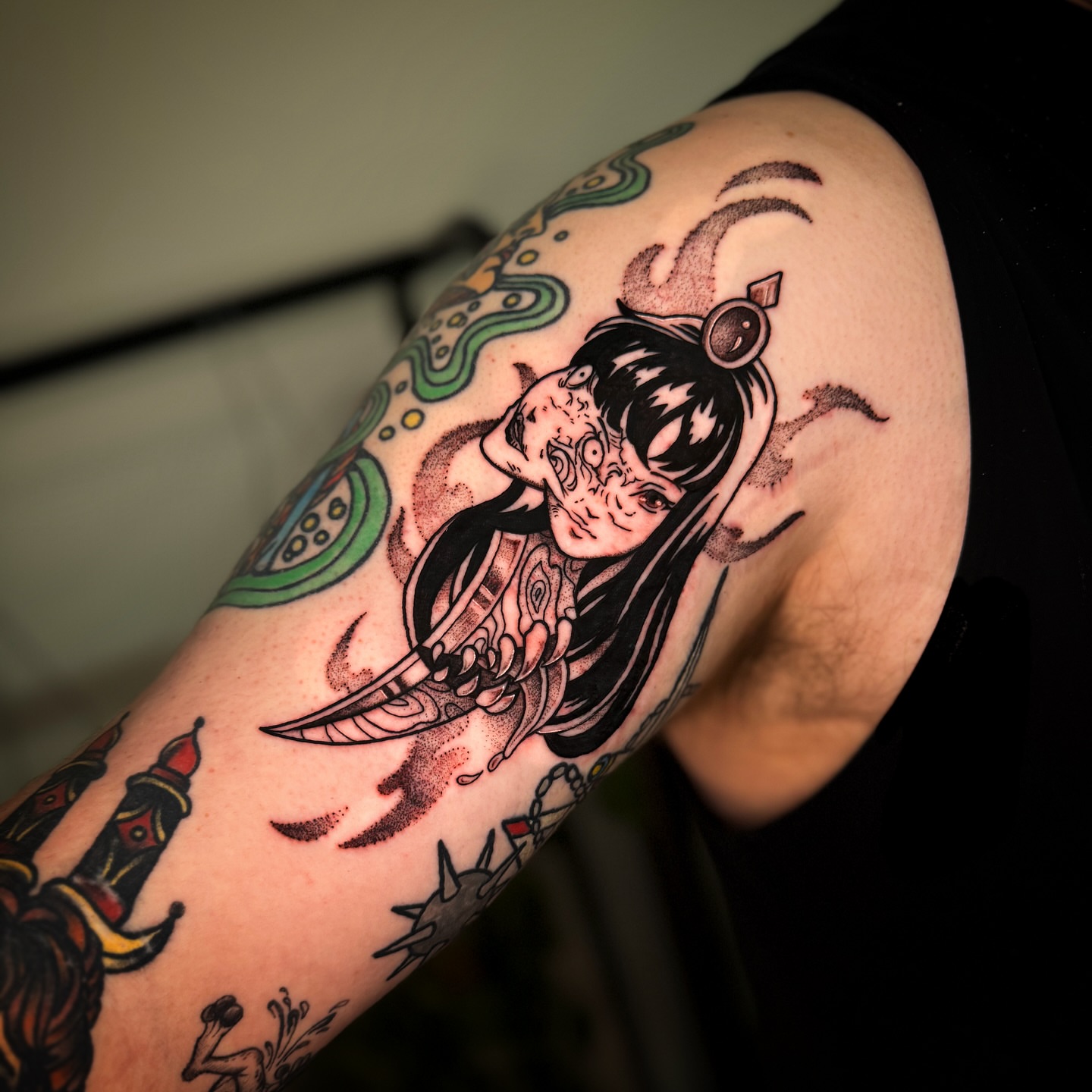 Tattoo by @silverie_inks β anime
