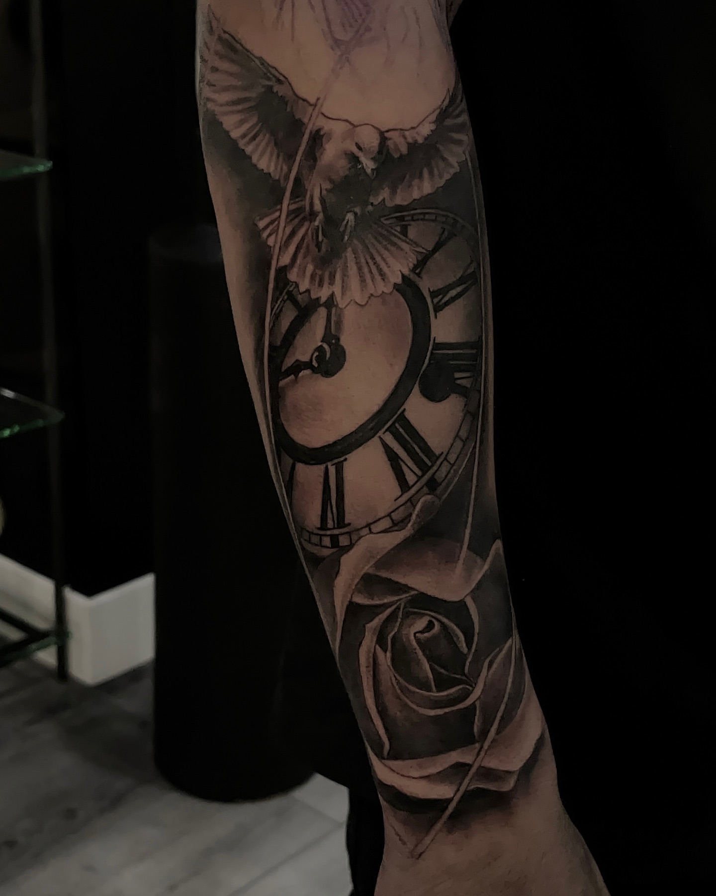 Tattoo by @_ambitiousdreamer β black_and_grey, realism