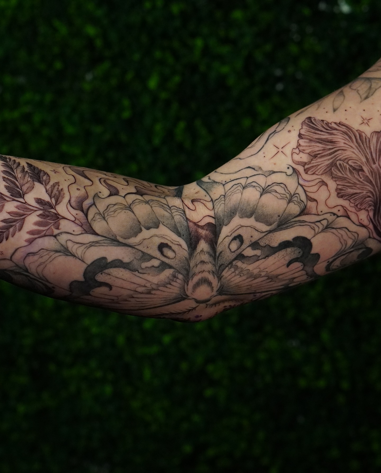 Tattoo by @stephaniessart — japanese_irezumi, dotwork