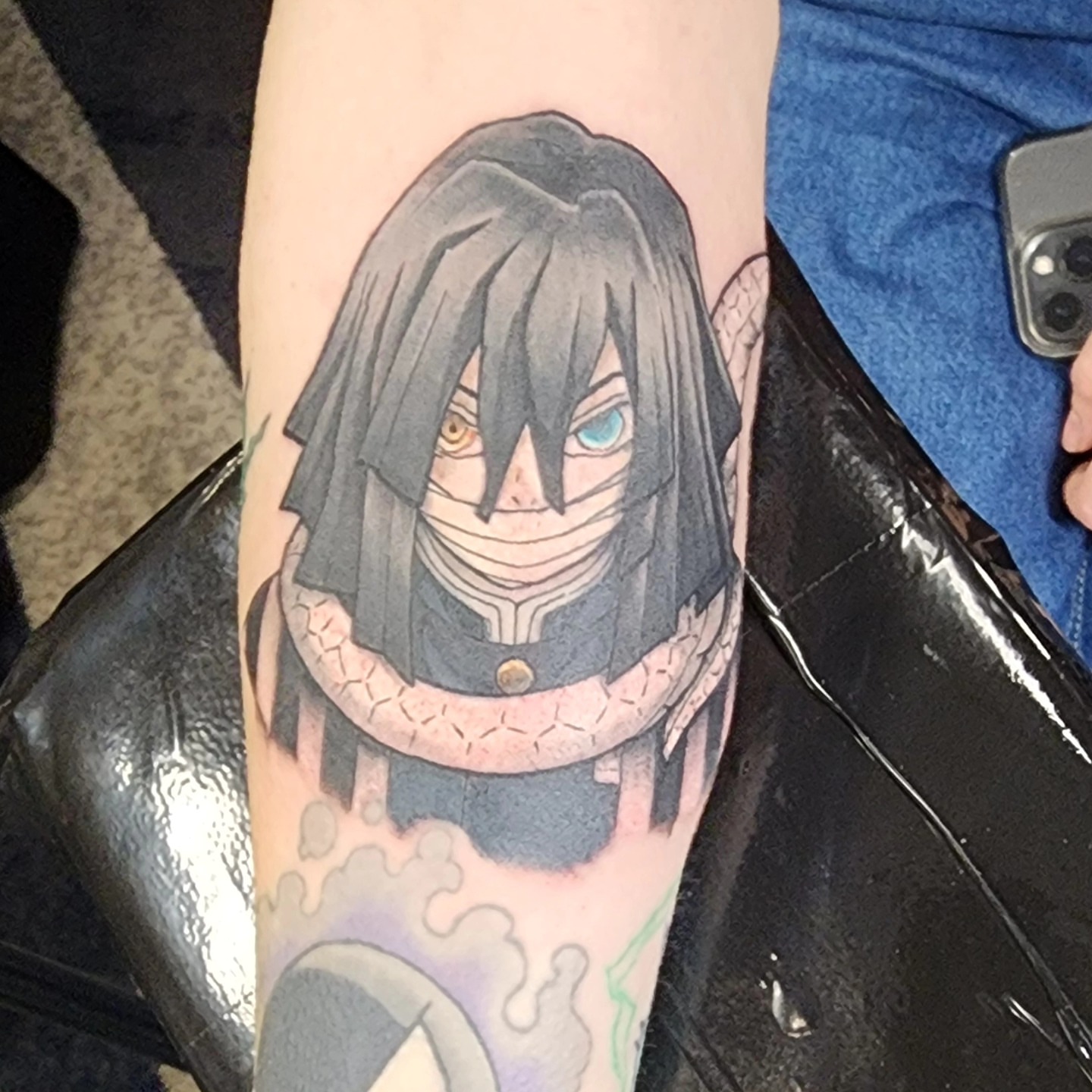 Tattoo by @danielrbedard — anime