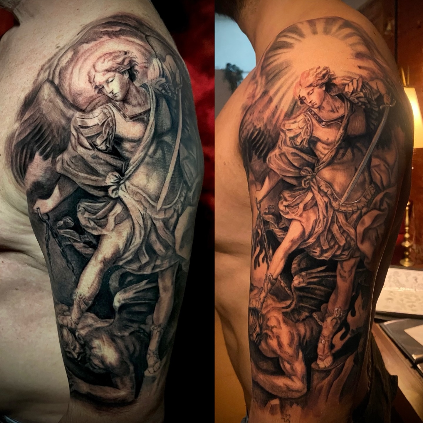 Tattoo by @morgansototattoo — realism, dark_realism