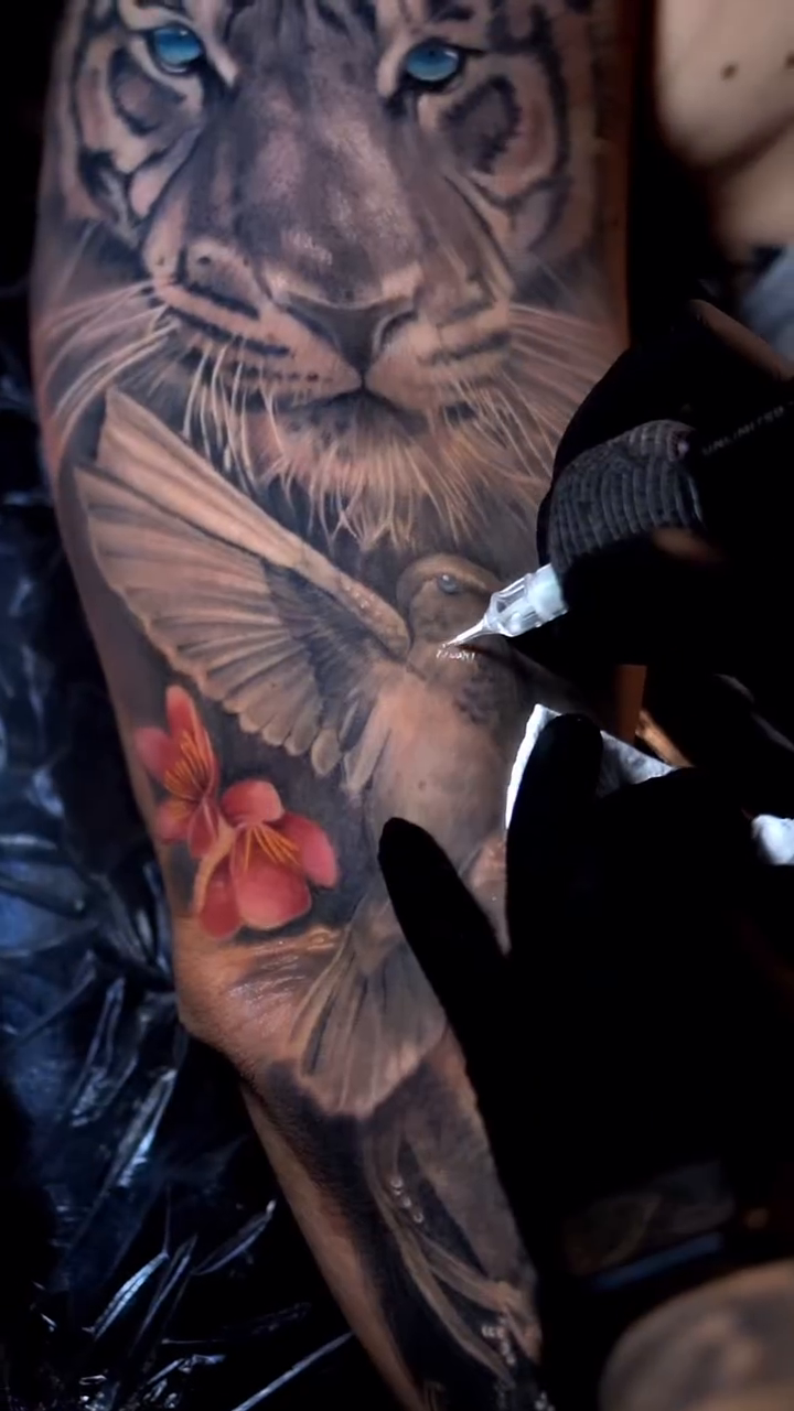 Tattoo by @luisbravotattoo — realism, black_and_grey
