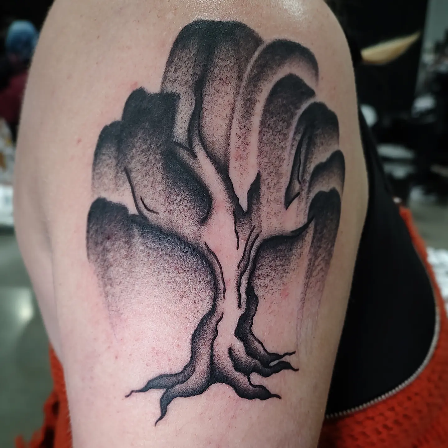 Tattoo by @karat_curations β dotwork, black_and_grey