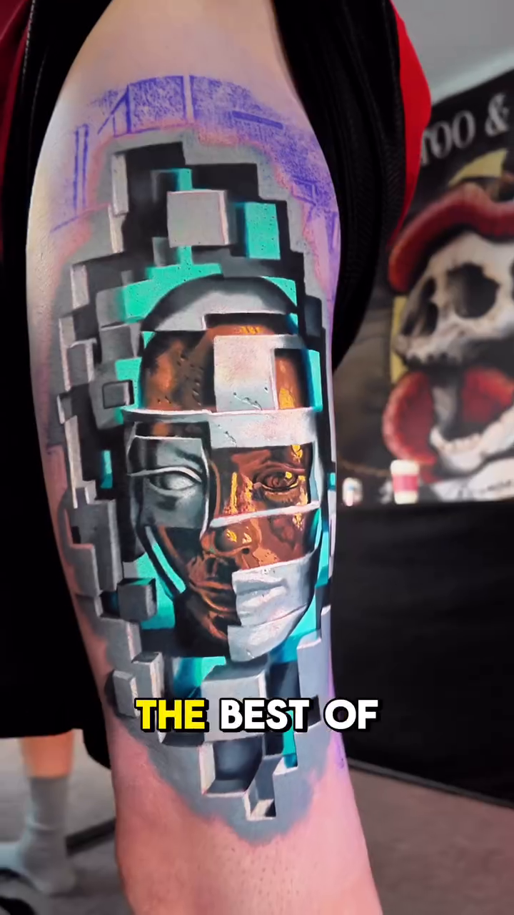 Tattoo by @ntd_tattoo — realism, geometric