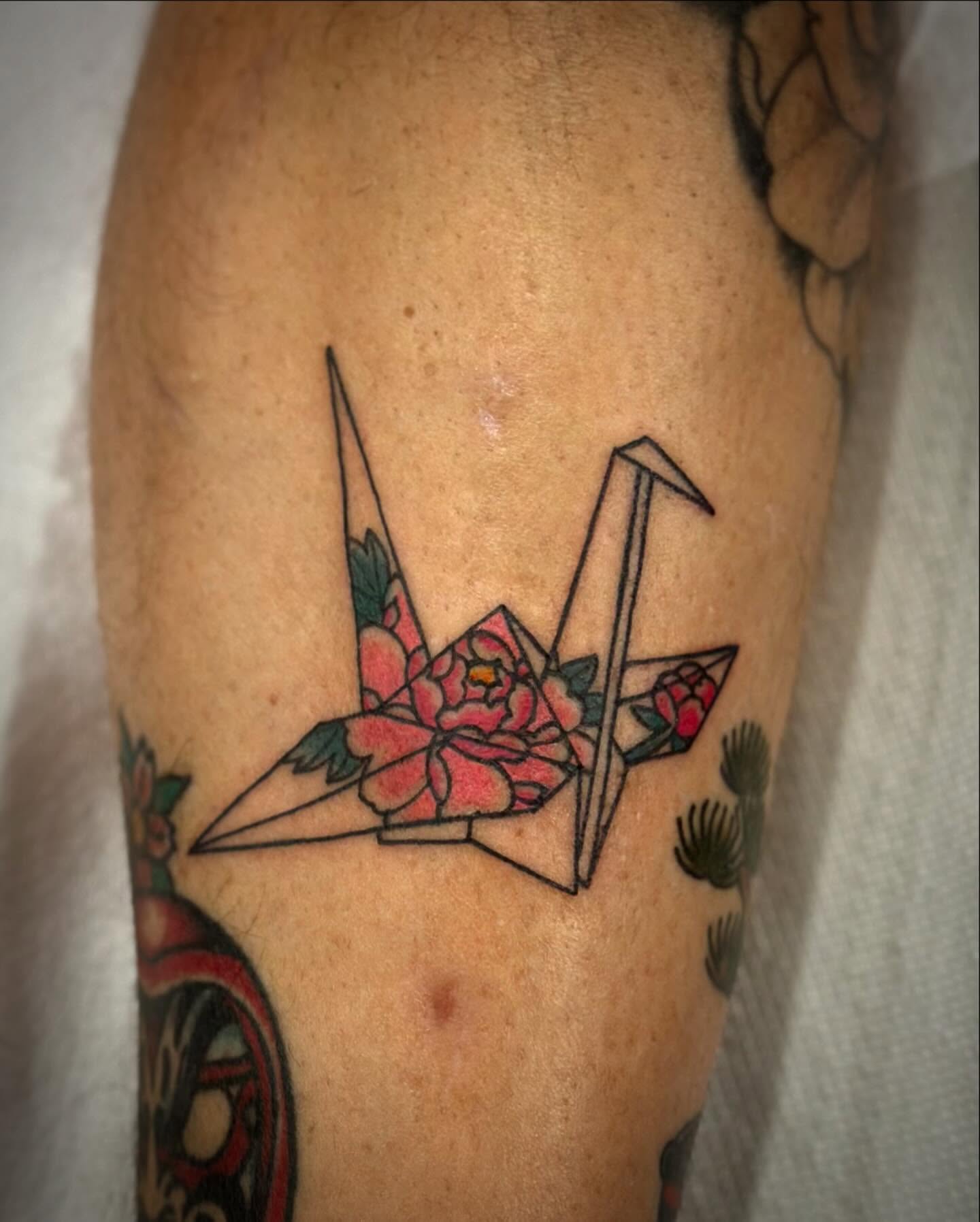 Tattoo by @aleenahkentattoo — geometric, american_traditional