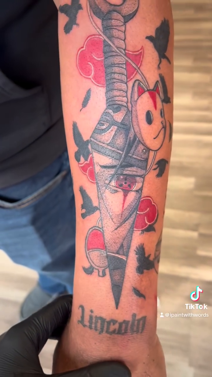 Tattoo by @illestgorilla — anime, trash_polka