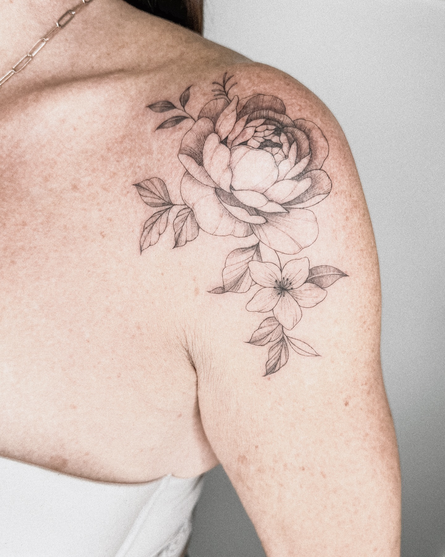 Tattoo by @inkedwithco — black_and_grey