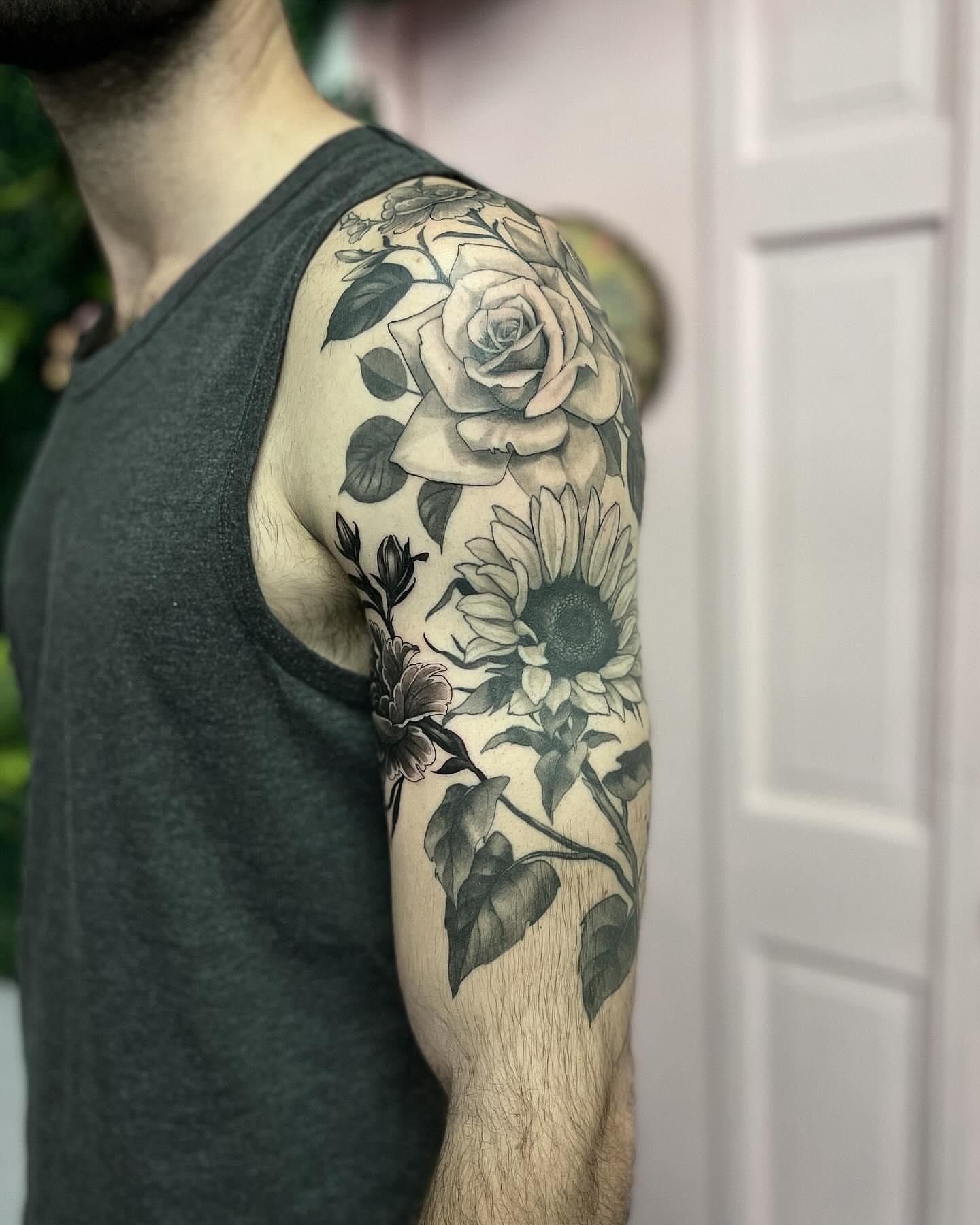 Tattoo by @rachelmillertattoos β black_and_grey
