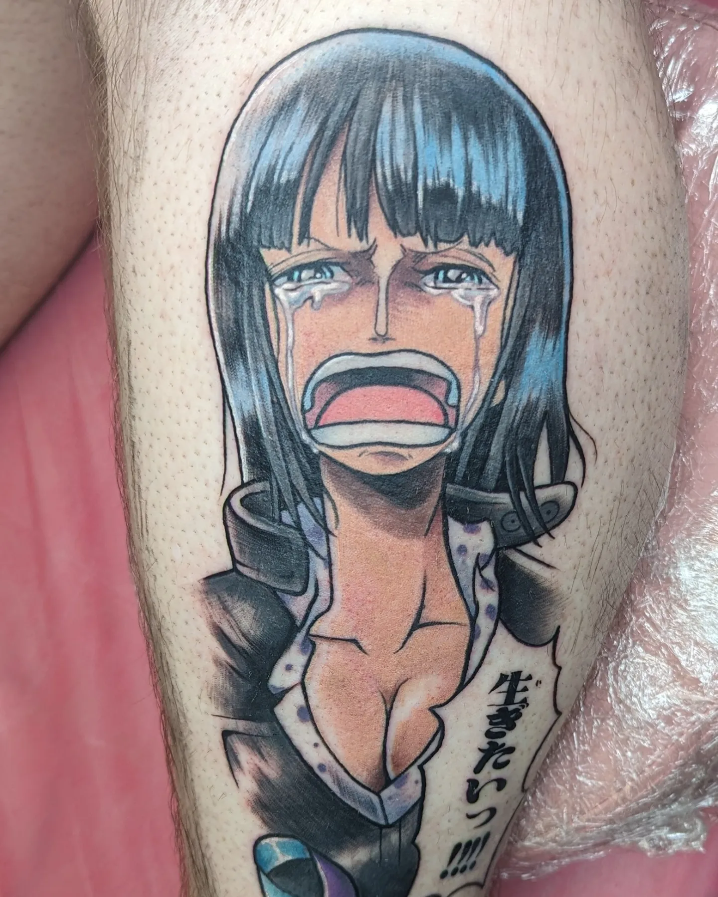 Tattoo by @harley_makes_tattoos — anime