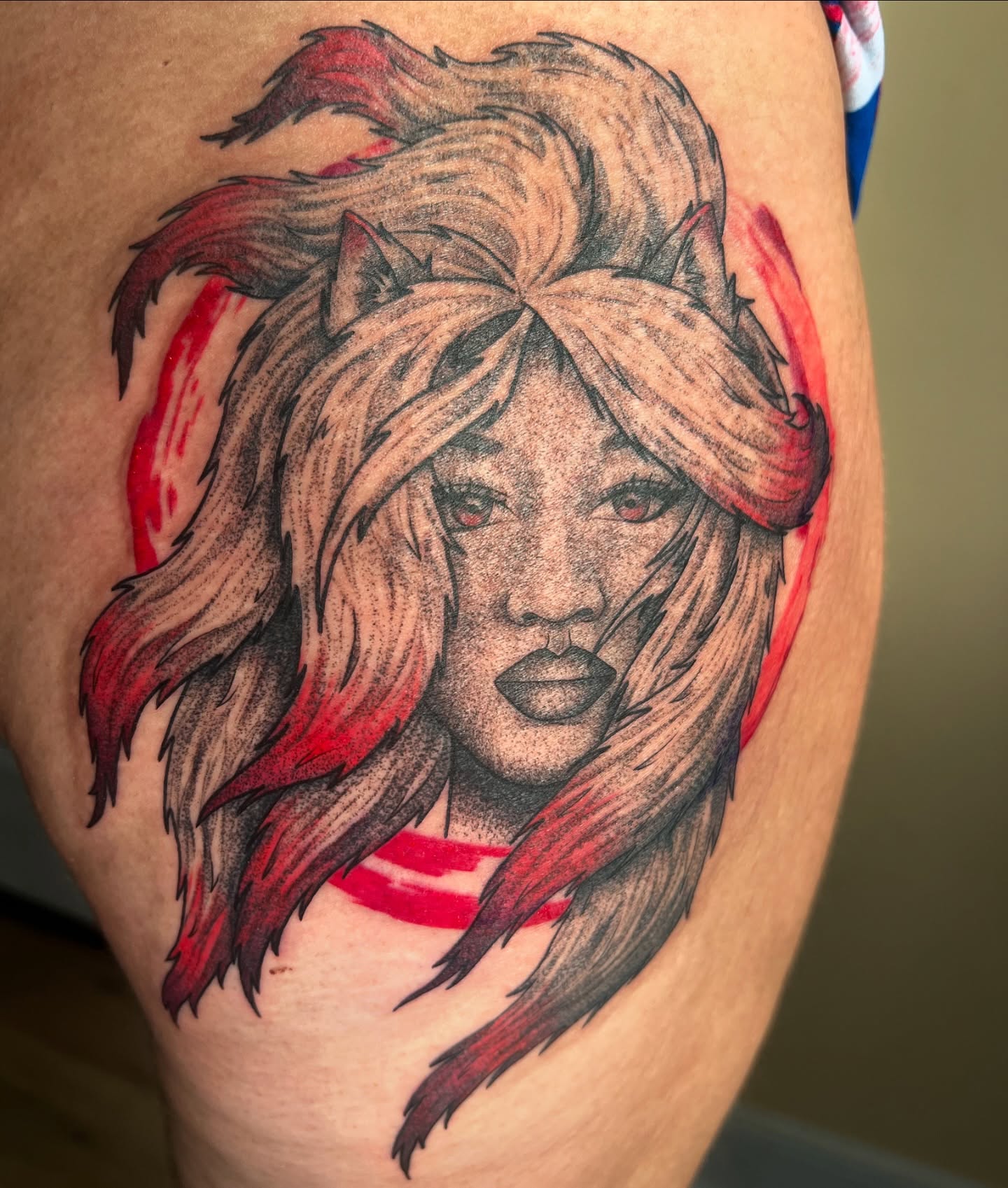 Tattoo by @jesseppetattoos — dotwork