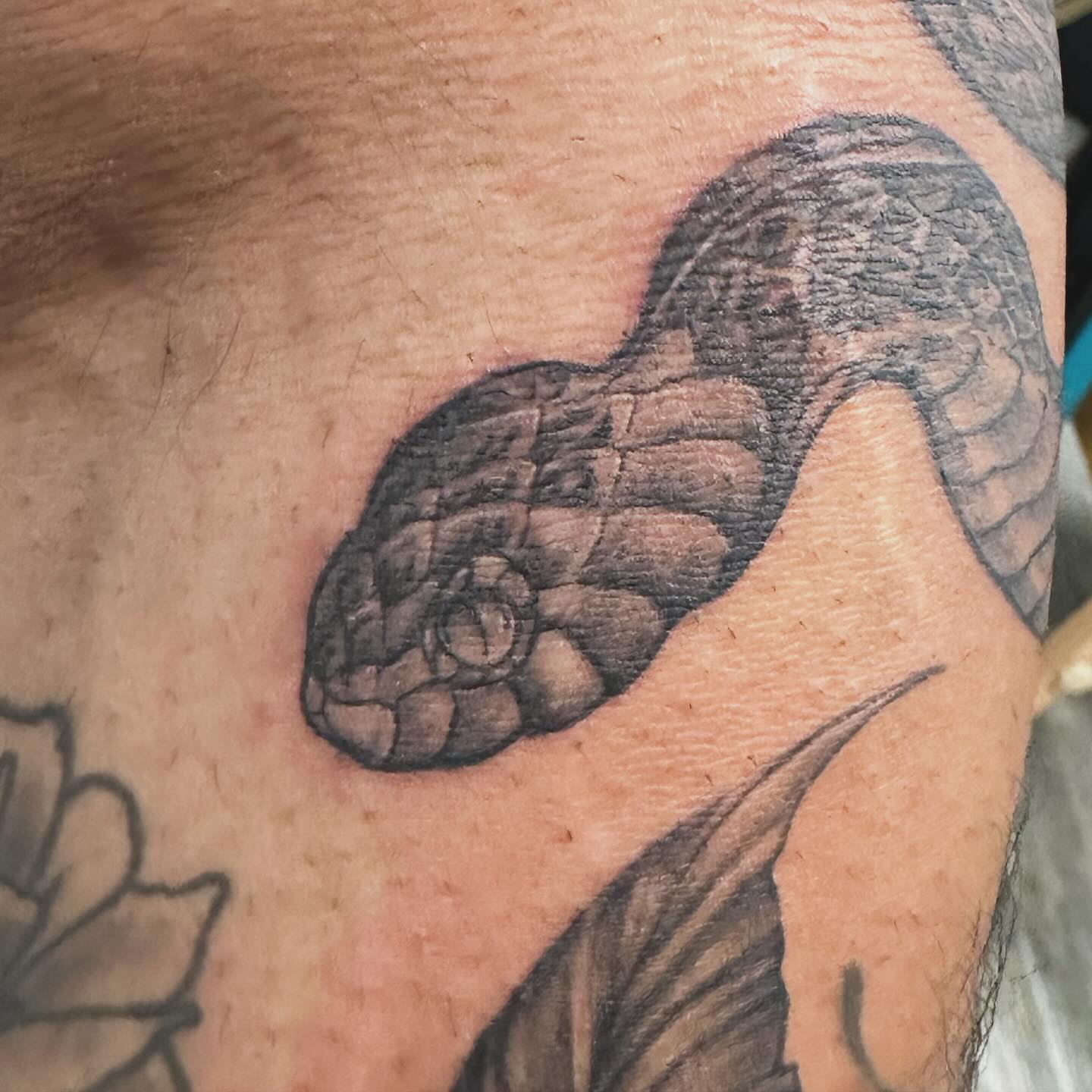Tattoo by @immaculata_tattoo — black_and_grey