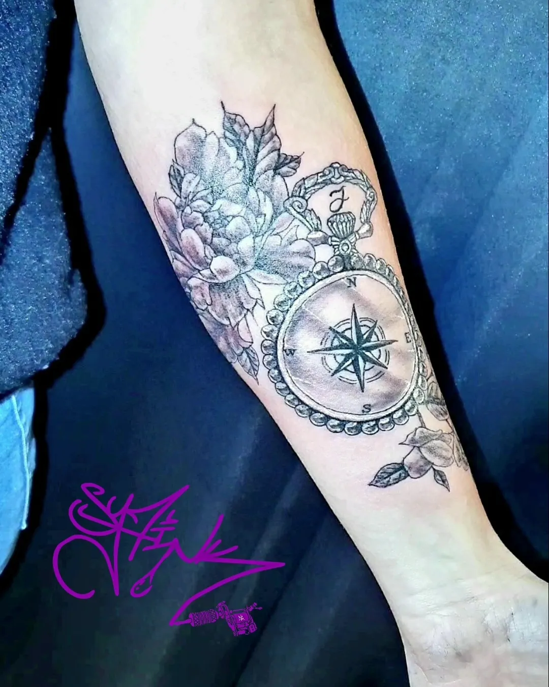 Tattoo by @sy7.tattoos — black_and_grey