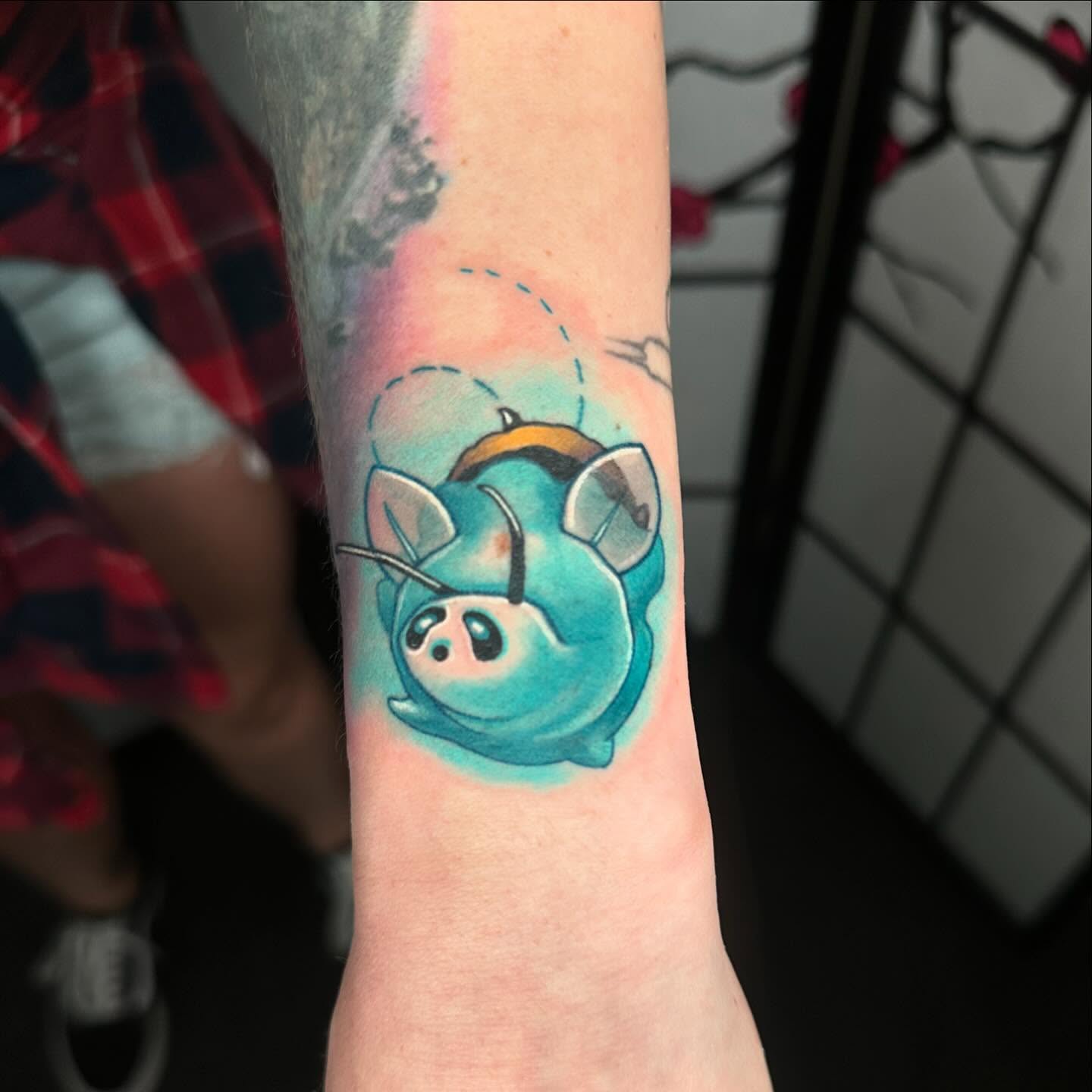 Tattoo by @jaredboothtattoos — watercolor