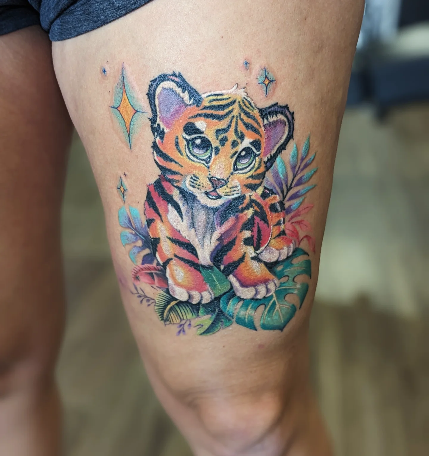 Tattoo by @lizzywiglz — watercolor, illustrative